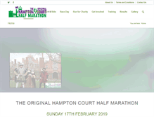 Tablet Screenshot of hamptoncourthalf.com